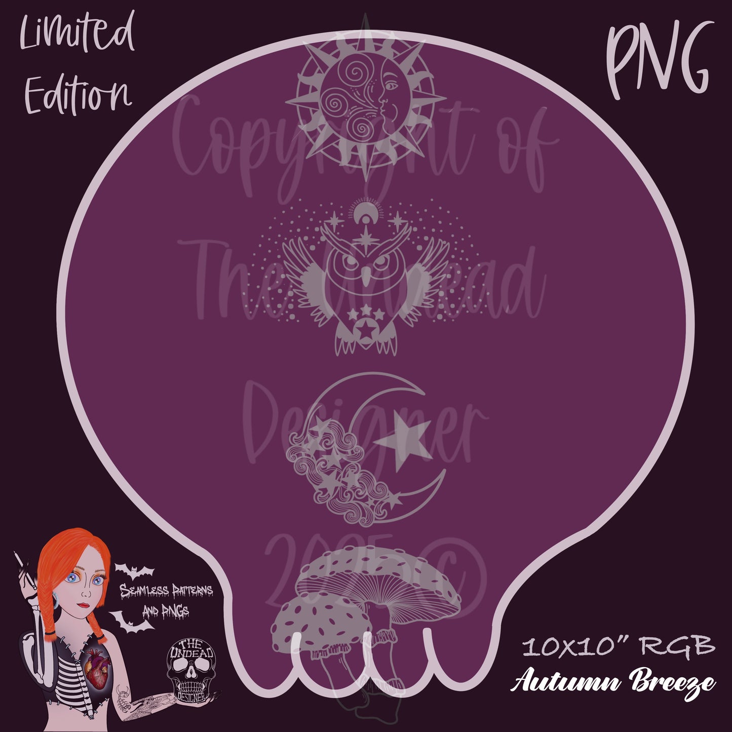 Celestial Nights Seamless and PNGs
