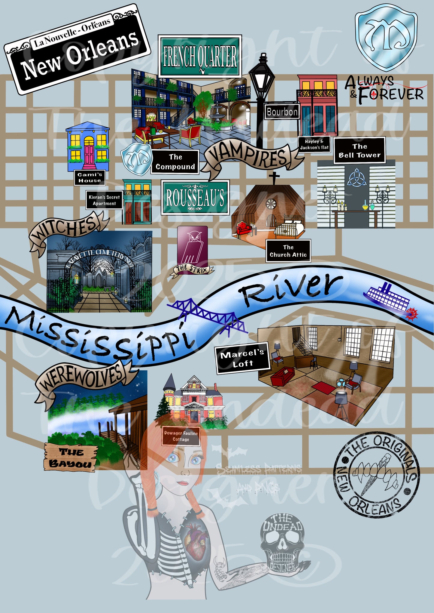 Orginals Maps Posters and Postcards VIP