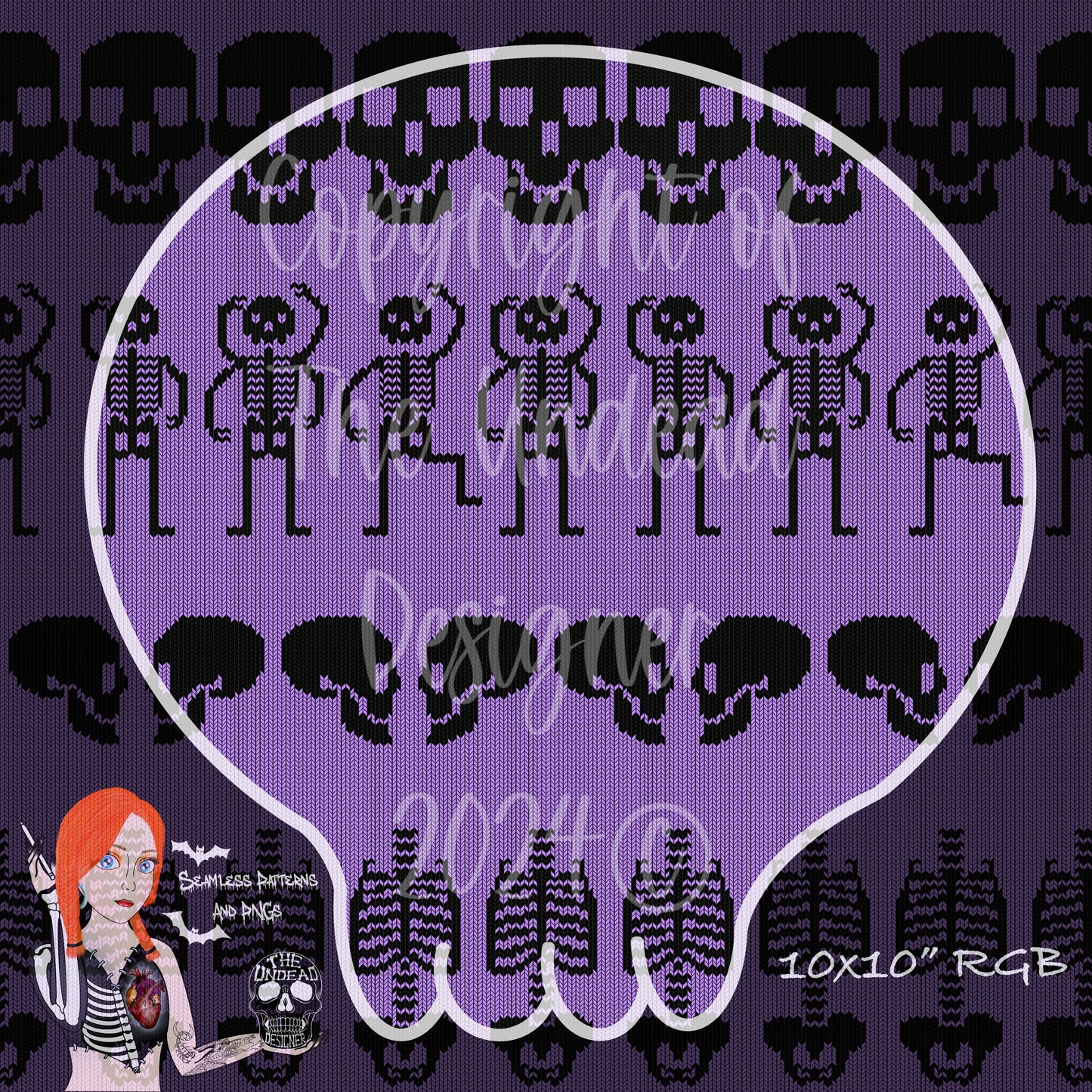 Skull Sweater Seamless