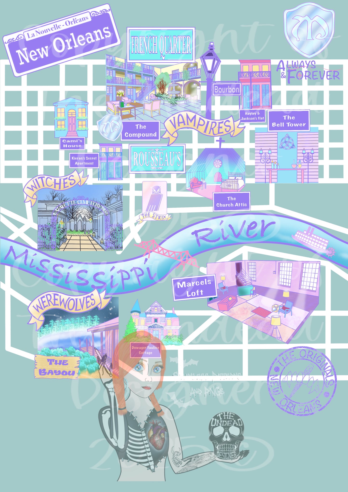 Orginals Maps Posters and Postcards VIP