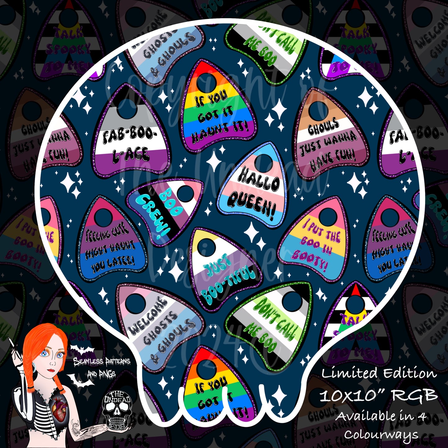LGBT+ Planchette Seamless