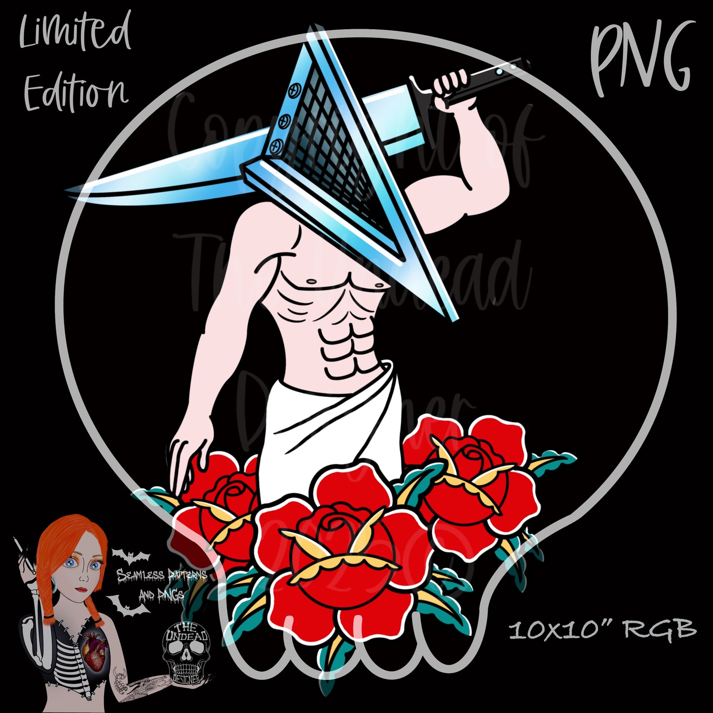 Silent Hill Horror seamless and PNGs VIP