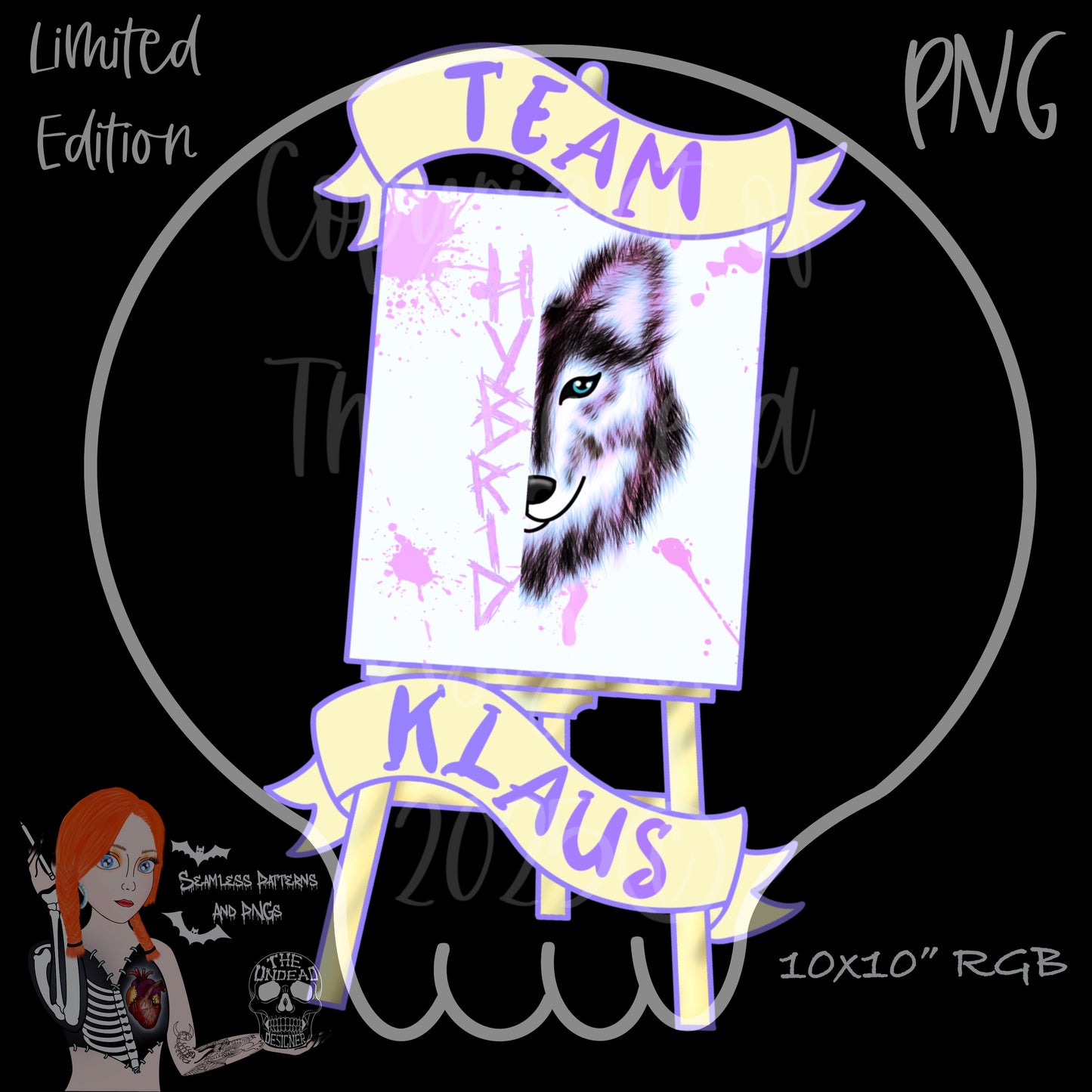Team Klaus seamless and PNGs VIP