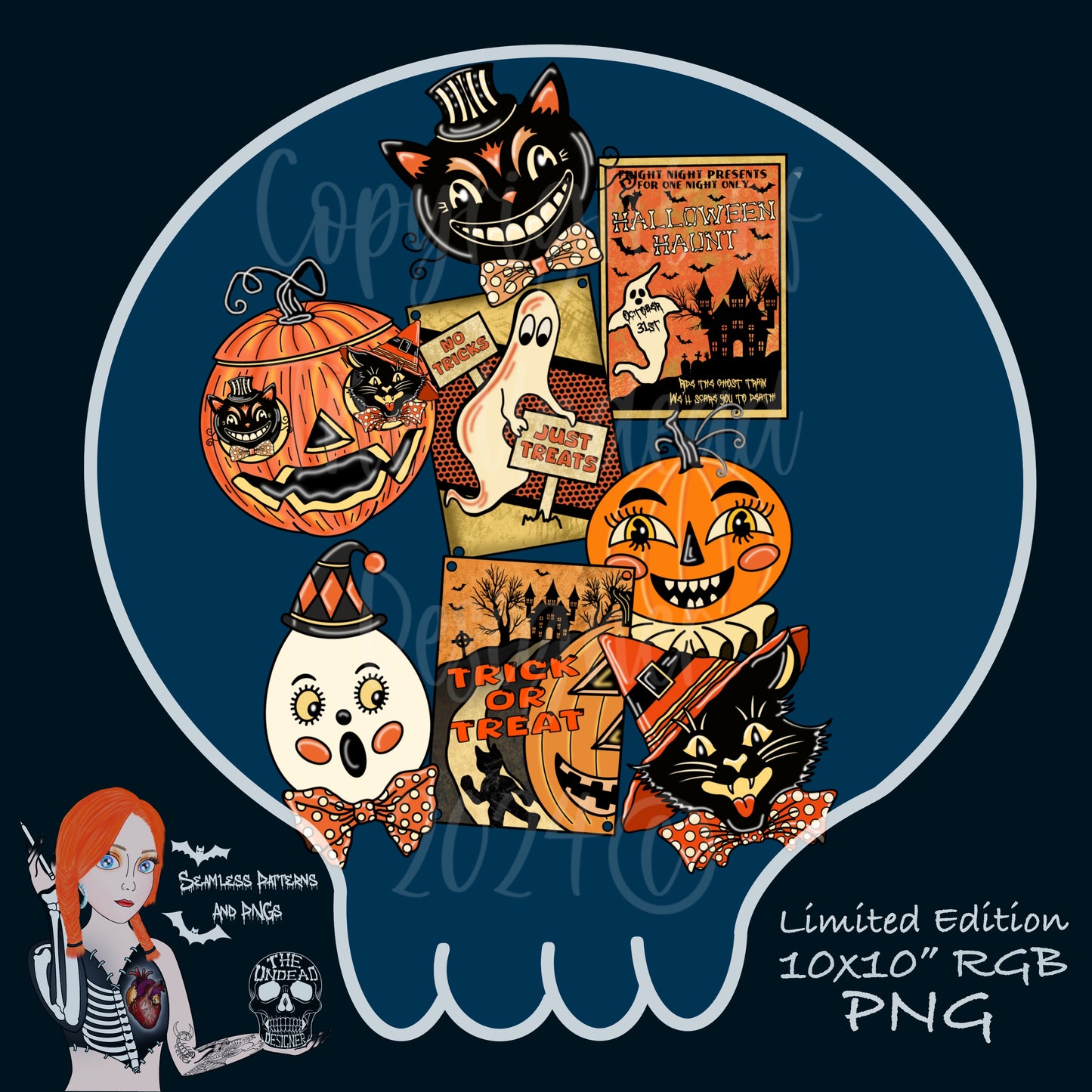 Vintage Halloween PNG