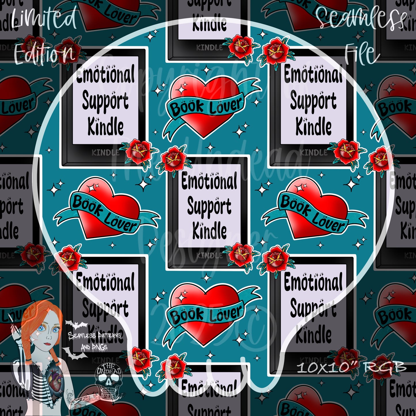 Emotional Support Kindle Seamless