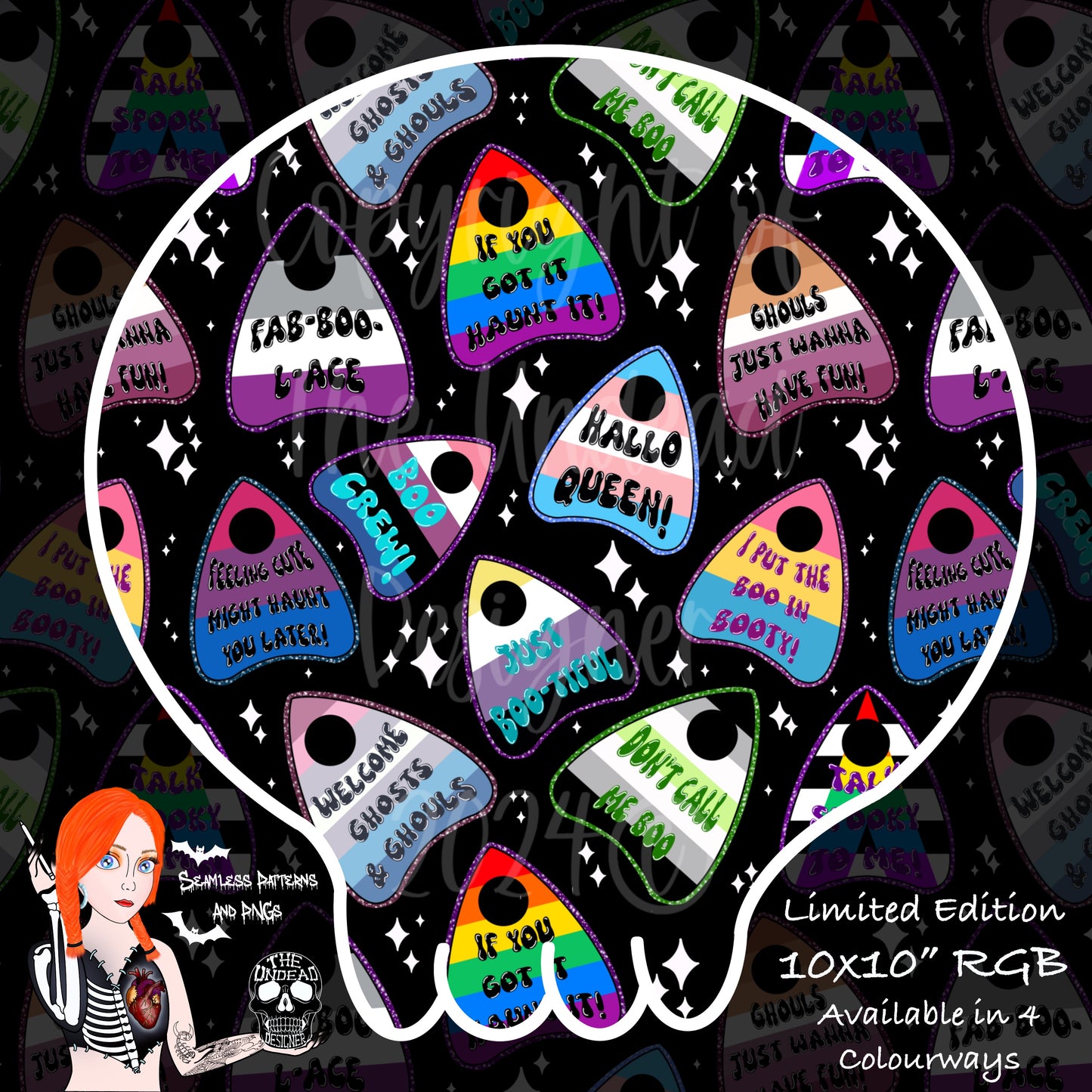 LGBT+ Planchette Seamless