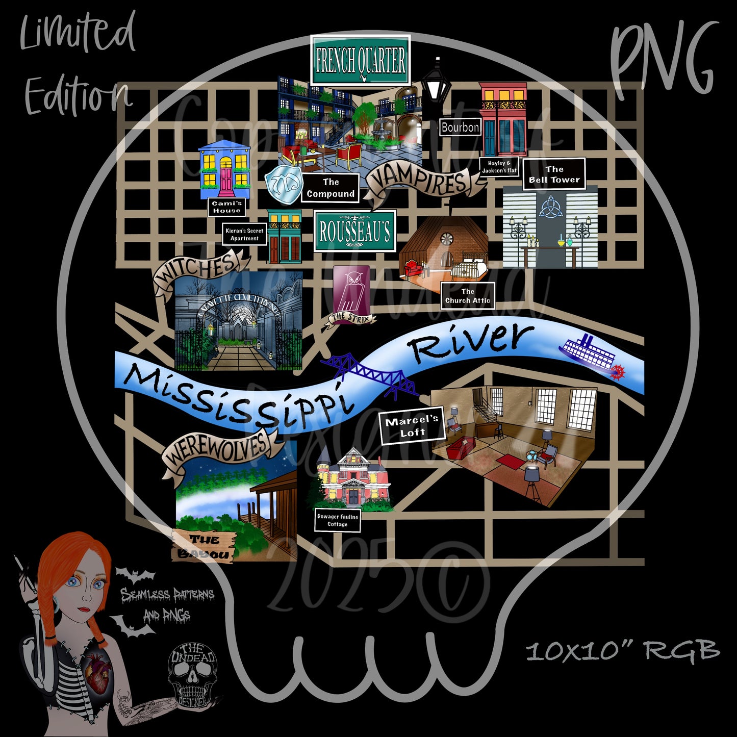Orginals Maps seamless and PNGs VIP