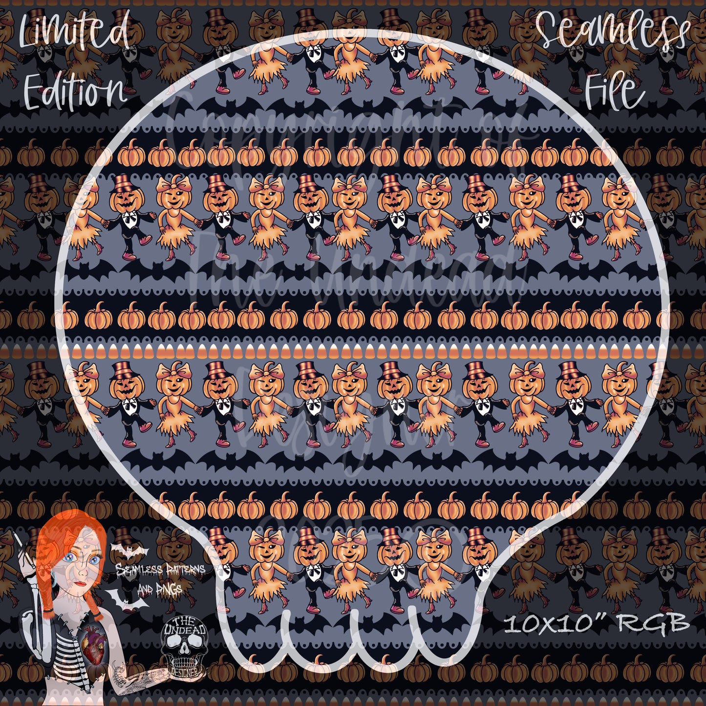 Pumpkin knit Seamless