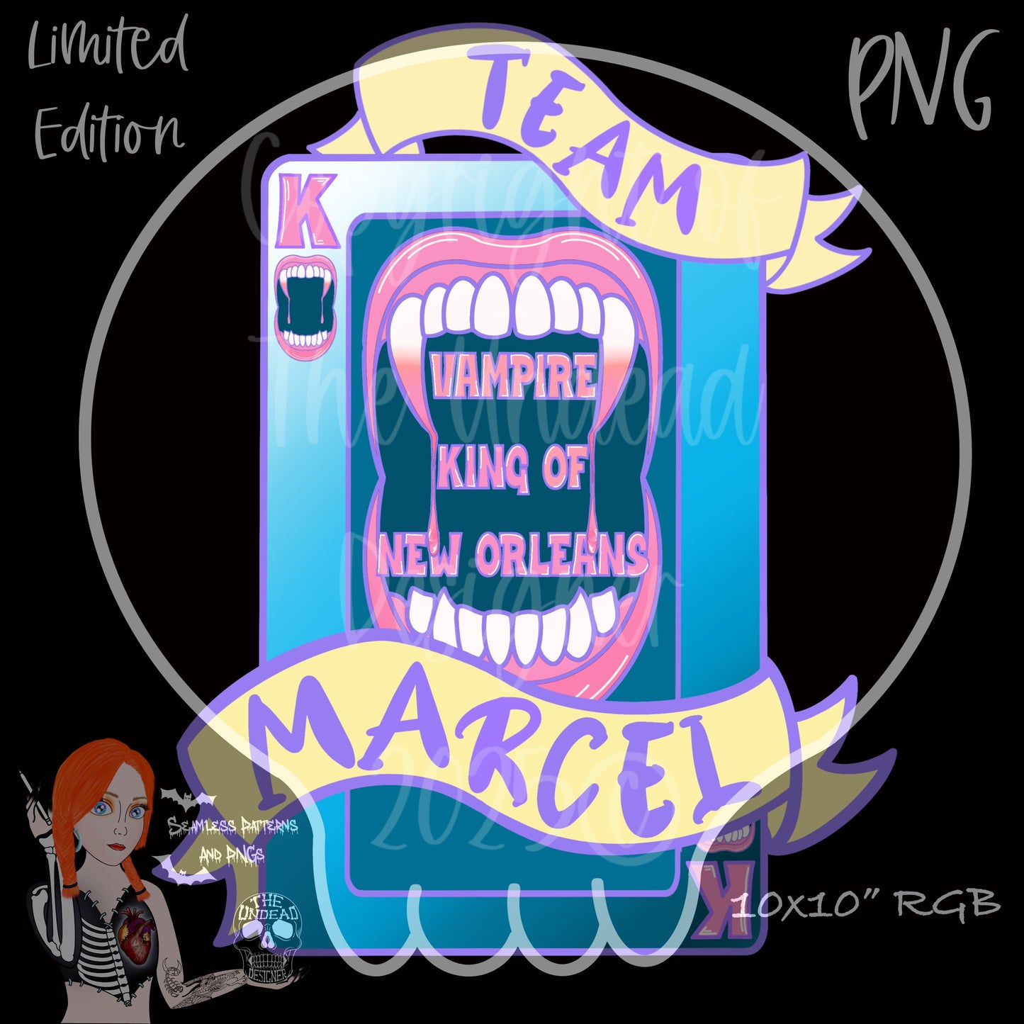 Team Marcel seamless and PNGs VIP