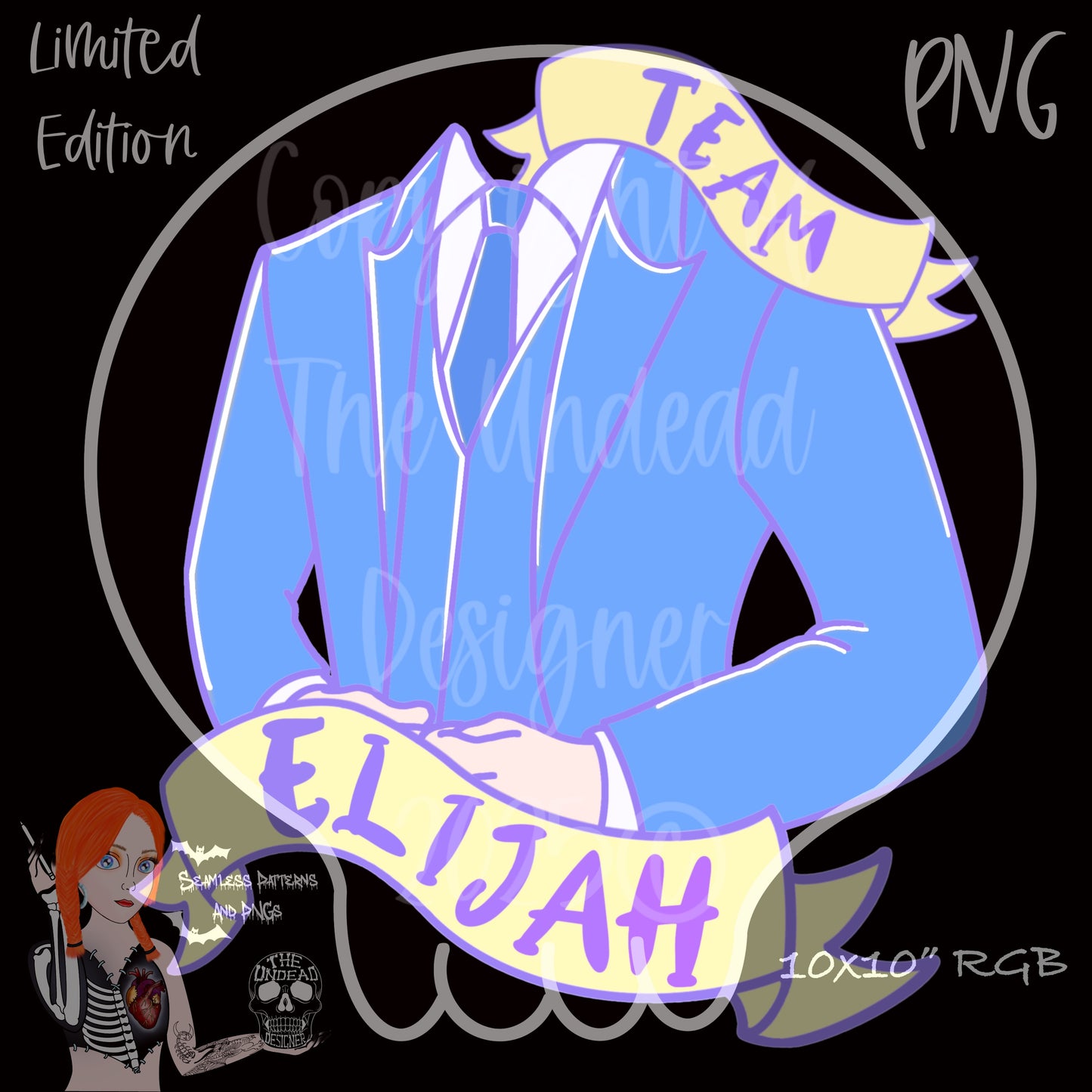 Team Elijah seamless and PNGs VIP