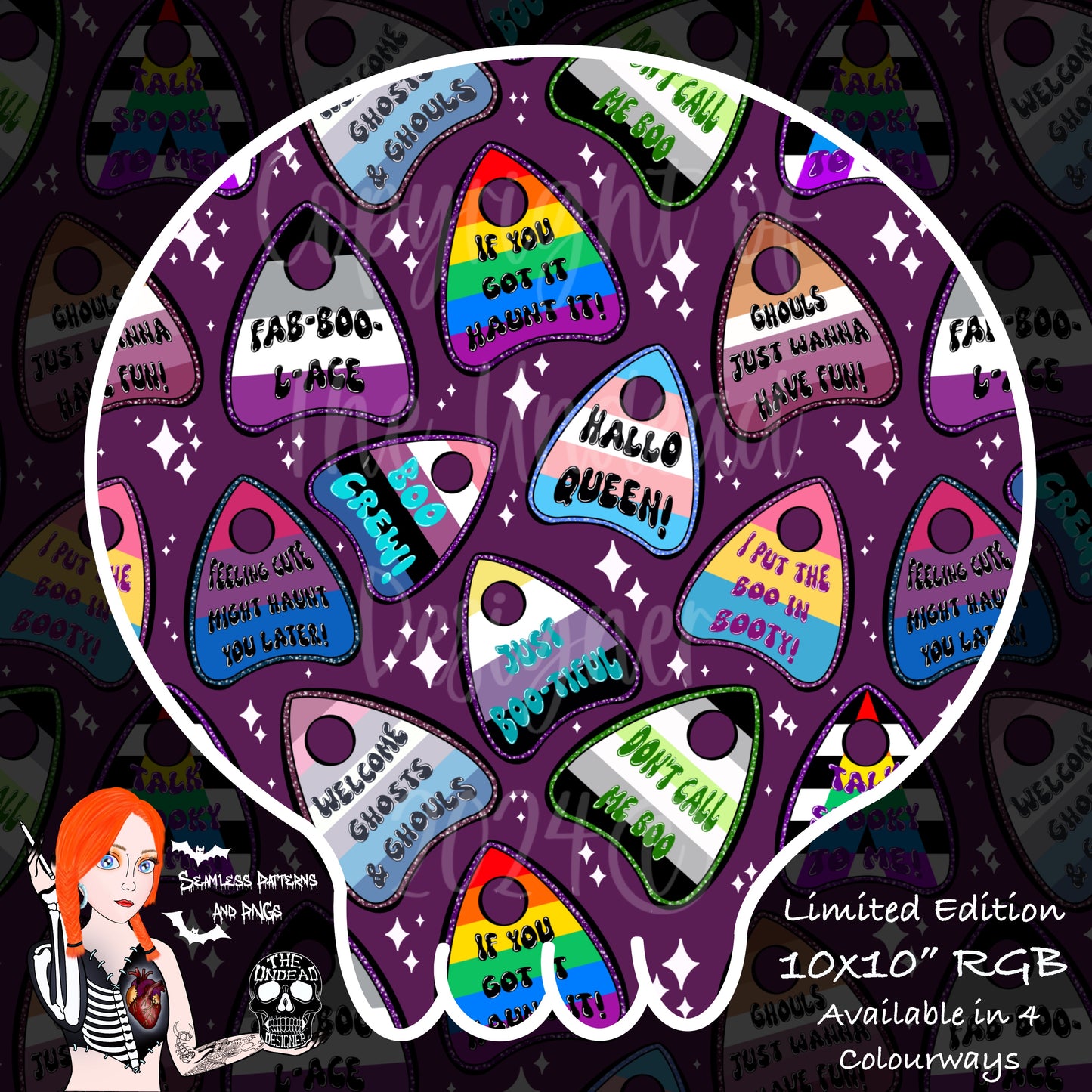 LGBT+ Planchette Seamless