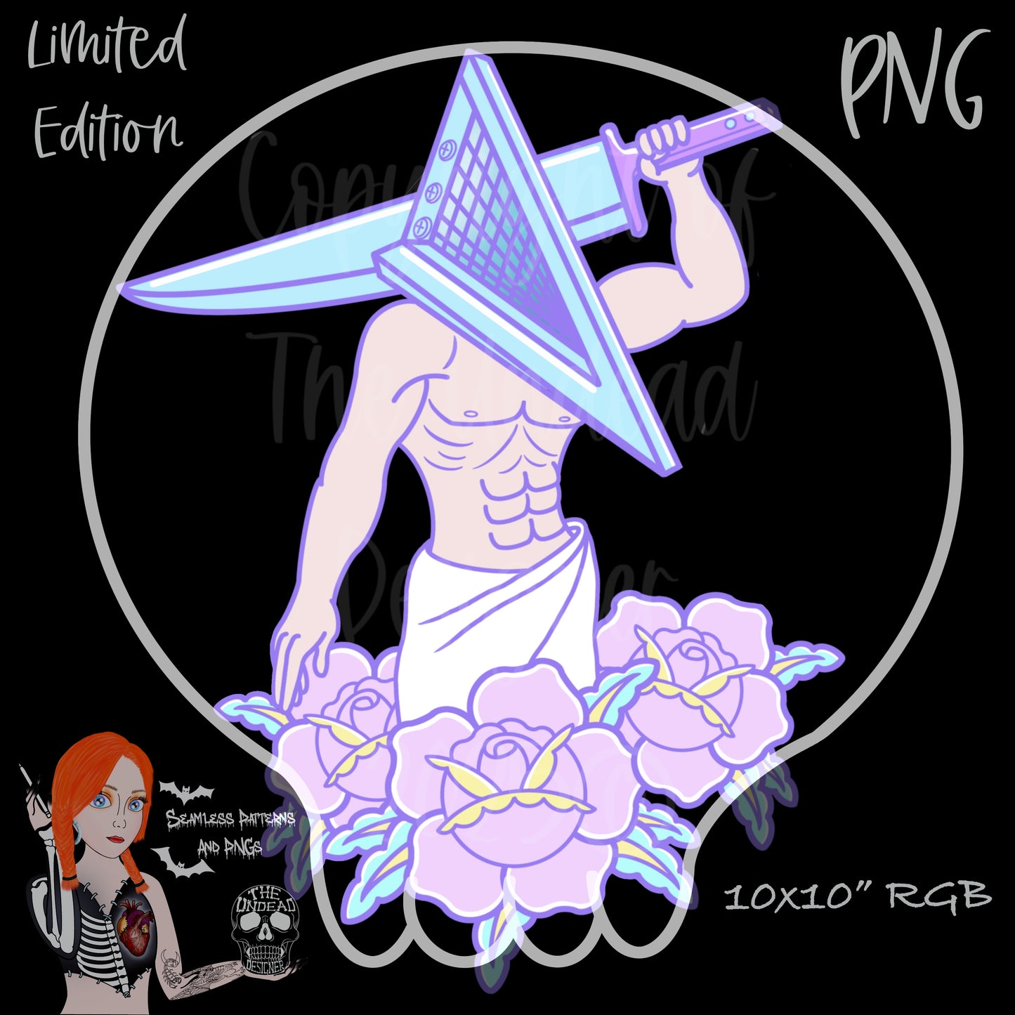 Silent Hill Horror seamless and PNGs VIP