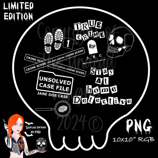 Stay at home detective PNGs