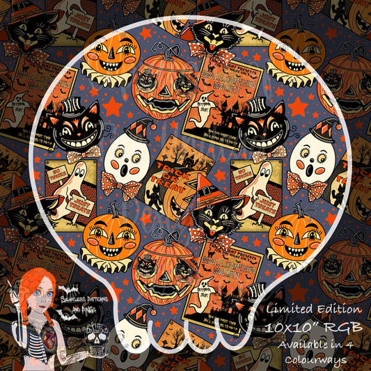 Vintage Halloween Seamless