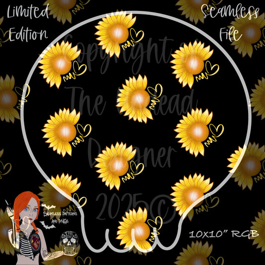 Sunflowers (Invisible Disabilities) Seamless